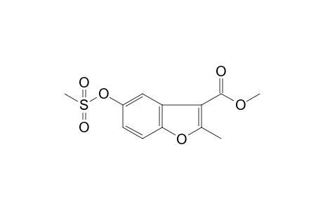 Methyl 2-methyl-5-[(methylsulfonyl)oxy]-1-benzofuran-3-carboxylate