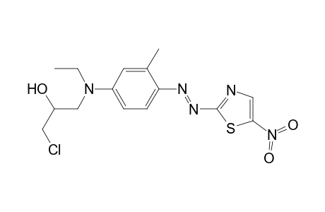 N-Ethyl-N-(3-chloro-2-hydroxypropyl)-3-methyl-4-(5-nitrothiazol-2-ylazo)aniline