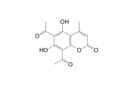 6,8-Diacetyl-5,7-dihydroxy-4-methyl-2H-chromen-2-one