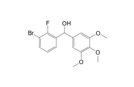 (3-Bromo-2-fluorophenyl)(3,4,5-trimethoxyphenyl)methanol