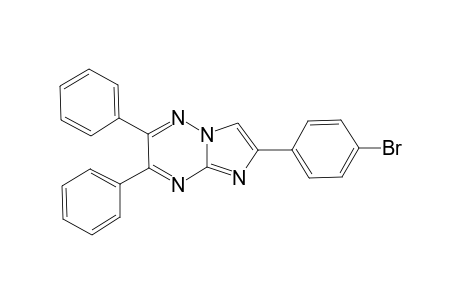6-(4-Bromo-phenyl)-2,3-diphenyl-imidazo[1,2-b][1,2,4]triazine