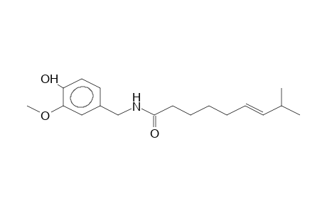 trans-8-methyl-N-vanillyl-6-nonenamide