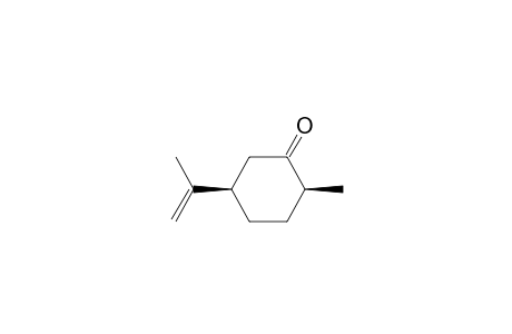 Cyclohexanone, 2-methyl-5-(1-methylethenyl)-, (2S-cis)-