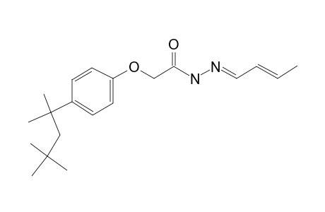 Acetohydrazide, 2[4-(1,1,3,3-tetramethylbutyl)phenoxy]-N2-but-2-enylideno-