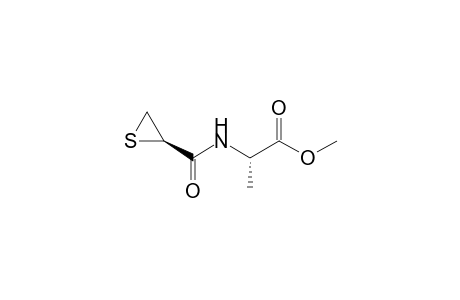 (S)-2-[((R)-thiiranecarbonyl)-amino]-propionic acid methyl ester