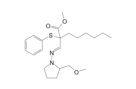 (-)-1-[ [(2'-Methoxycarbonyl)-2'-(phenylthio)octylidene]amino}-2-(methoxymethyl)pyrrolidine