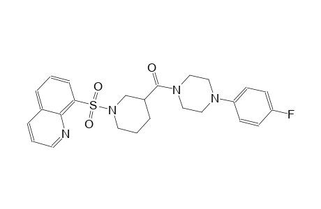 quinoline, 8-[[3-[[4-(4-fluorophenyl)-1-piperazinyl]carbonyl]-1-piperidinyl]sulfonyl]-