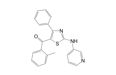 (4-Phenyl-2-(pyridin-3-ylamino) thiazol-5-yl)(o-tolyl)methanone
