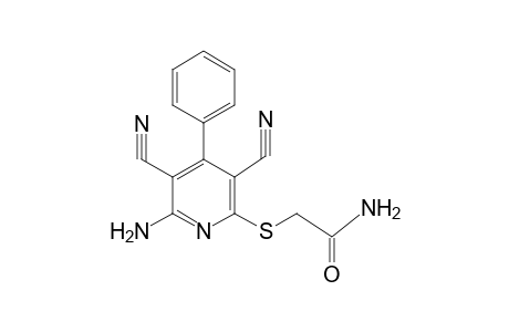 Acetamide, 2-[(6-amino-3,5-dicyano-4-phenyl-2-pyridinyl)thio]-