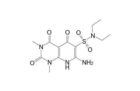 Pyrido[2,3-d]pyrimidine-2,4,5(1H,3H,8H)-trione, 7-amino-6-diethylaminosulfonyl-1,3-dimethyl-