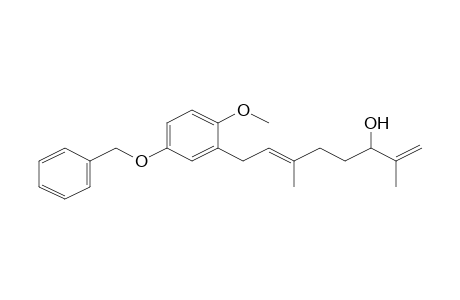 8-(5-Benzyloxy-2-methoxy-phenyl)-2,6-dimethyl-octa-1,6-dien-3-ol