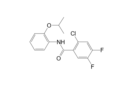 2-Chloro-4,5-difluoro-N-(2-isopropoxy-phenyl)-benzamide