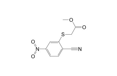 Acetic acid, 2-(2-cyano-5-nitrophenylthio)-, methyl ester