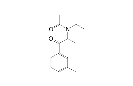 N-iso-Propyl-1-(3-methylphenyl)-2-aminopropan-1-one ac