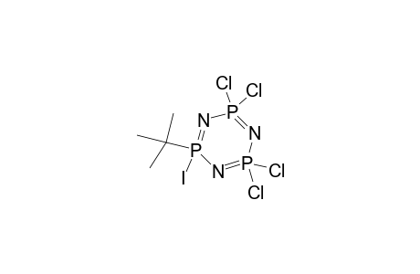 1,3,5,2,4,6-Triazatriphosphorine, 2,2,4,4-tetrachloro-6-(1,1-dimethylethyl)-2,2,4,4,6,6-hexahydro-6-iod o-