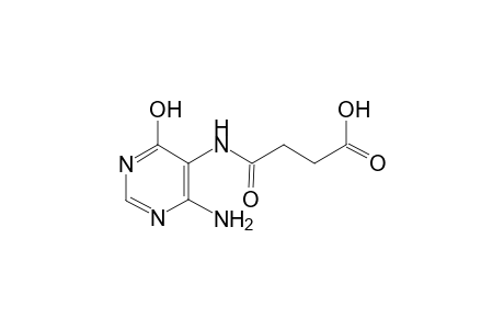 4-[(4-Amino-6-hydroxy-5-pyrimidinyl)amino]-4-oxobutanoic acid