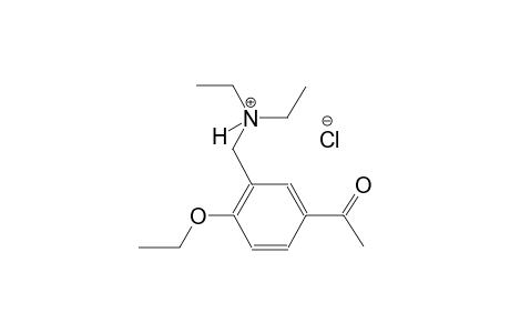 N-(5-acetyl-2-ethoxybenzyl)-N-ethylethanaminium chloride