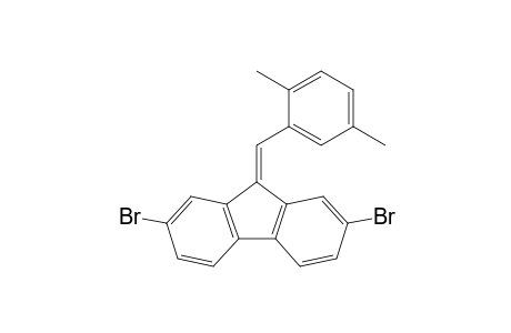 2,7-bis(Bromanyl)-9-[(2,5-dimethylphenyl)methylidene]fluorene