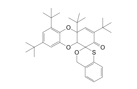 3',4A',6'8'-TETRA-TERT.-BUTYL-4A',10A'-DIHYDROSPIRO-[4H-3,1-BENZOXATHIIN-2,1'(2'H)-DIBENZODIOXIN]-2'-ONE