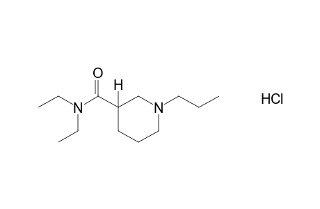 N,N-diethyl-1-propylnipecotamide, monohydrochloride