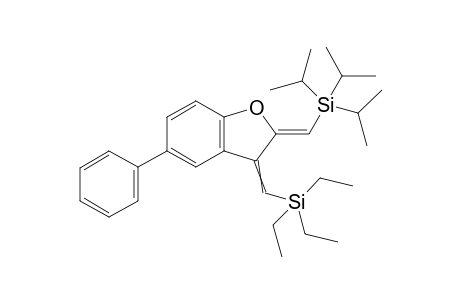 2-(Z)-Triisopropylsilylmethylidene-3-triethylsilylmethylidene-5-phenyl-2,3-dihydrobenzofuran