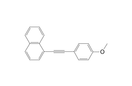 1-[2-(4-methoxyphenyl)ethynyl]naphthalene