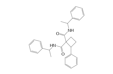 1,1-Cyclobutanedicarboxamide, 2-phenyl-N,N'-bis(1-phenylethyl)-