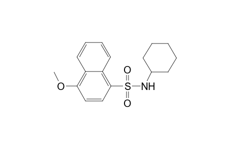 1-naphthalenesulfonamide, N-cyclohexyl-4-methoxy-