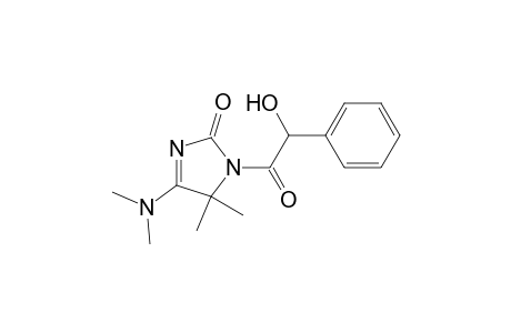 5-(Dimethylamino)-3,4-dihydro-3-(2-hydroxy-2-phenylacetyl)-4,4-dimethyl-2H-imidazol-2-one