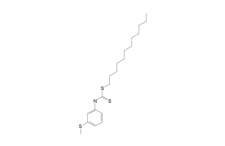 dithio-m-(methylthio)carbanilic acid, dodecyl ester