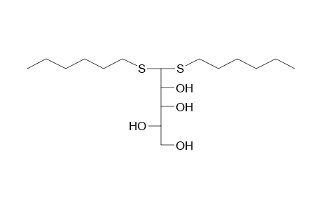 d-Lyxose, dihexyl mercaptal