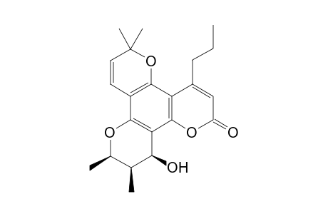 (+-)-Calanolide C