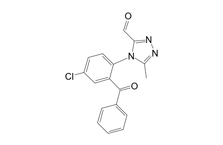 4-(2-Benzoyl-4-chlorophenyl)-5-methyl-4H-1,2,4-triazole-3-carboxaldehyde