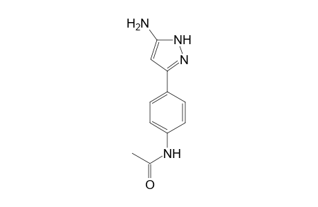 N-[4-(5-Amino-1H-pyrazol-3-yl)phenyl]acetamide