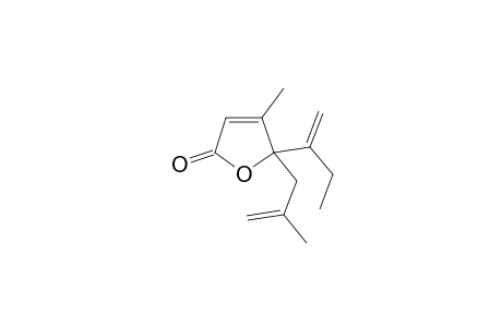 2-Furanone, 4-methyl-5-(1-butene-2-yl)-5-(2-methyl-2-propenyl)-