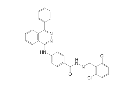 N'-(2,6-Dichlorobenzylidene)-4-[(4-phenylphthalazin-1-yl)amino]-benzohydrazide