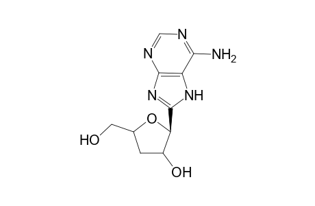 (1S)-1-c-(6'-amino-7'H-purin-8'-yl)-1,4-anhydro-3-deoxy-d-threo-pentitol