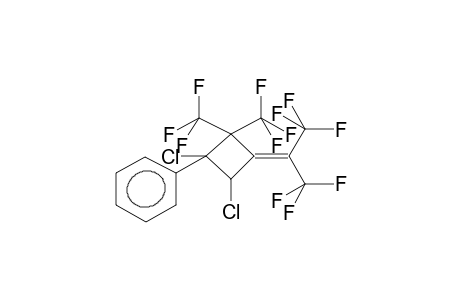 1,2-DICHLORO-2-PHENYL-3,3-BIS(TRIFLUOROMETHYL)-4-HEXAFLUOROISOPROPYLIDENECYCLOBUTANE