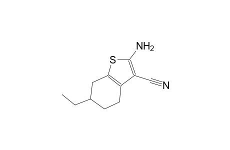 2-Amino-6-ethyl-4,5,6,7-tetrahydro-1-benzothiophene-3-carbonitrile