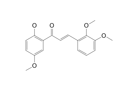 (E)-3-(2,3-dimethoxyphenyl)-1-(2-hydroxy-5-methoxy-phenyl)prop-2-en-1-one