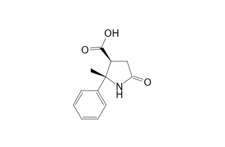 (2S,3S)-2-Methyl-5-oxo-2-phenylpyrrolidine-3-carboxylic acid