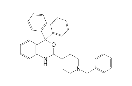 2-(1-benzylpiperidin-4-yl)-4,4-diphenyl-2,4-dihydro-1H-3,1-benzoxazine