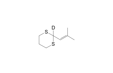 (2-D)2-(2'-Methylpropen-1'-yl)-1,3-dithiane