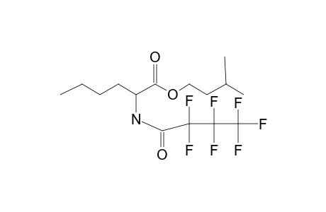 3-Methylbutyl N-(heptafluorobutyryl)norleucinate