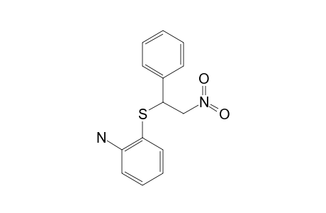 o-{[alpha-(NITROMETHYL)BENZYL]THIO}ANILINE