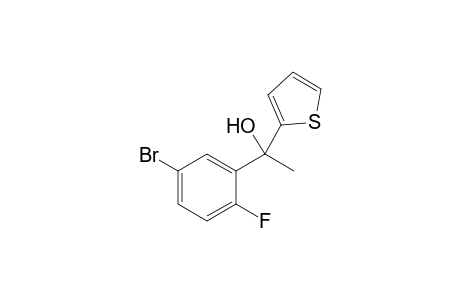 1-(5-Bromo-2-fluorophenyl)-1-(thiophen-2-yl)ethan-1-ol