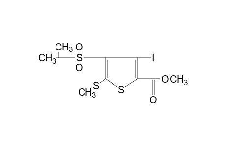 3-iodo-4-(isopropylsulfonyl)-5-(methylthio)-2-thiophenecarboxylic acid, methyl ester