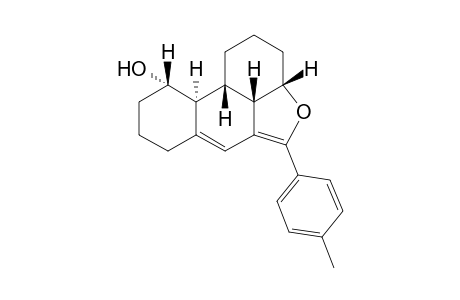 (3aS*, 8S*, 10S*, 10aS*, 10bS*)-2, 3, 3a, 7, 8, 9, 10, 10a, 10b-nonahydro-5-p-tolyl-1H-phenanthro[1,10-bc]furan-10-ol