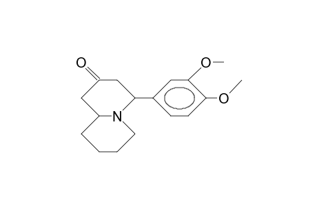 4-(3,4-Dimethoxy-phenyl)-quinolizidin-2-one