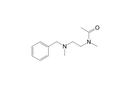 1,2-Ethanediamine, N1,N2-dimethyl-N1-(phenylmethyl)-, N-acetyl-